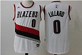Portland TrailBlazers #0 Damian Lillard New White Stitched NBA Jersey,baseball caps,new era cap wholesale,wholesale hats